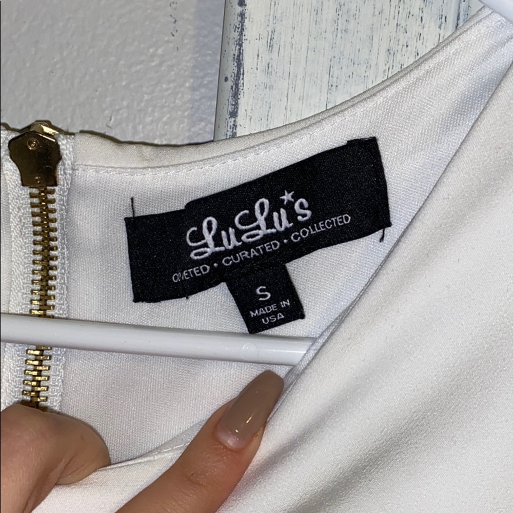 Lulu white shift dress - Picture 3 of 4